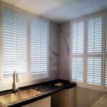 Plantation Shutters in Kitchen