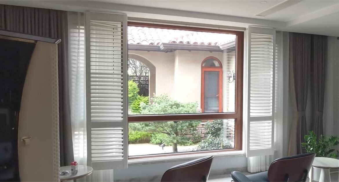 plantation shutters for large windows