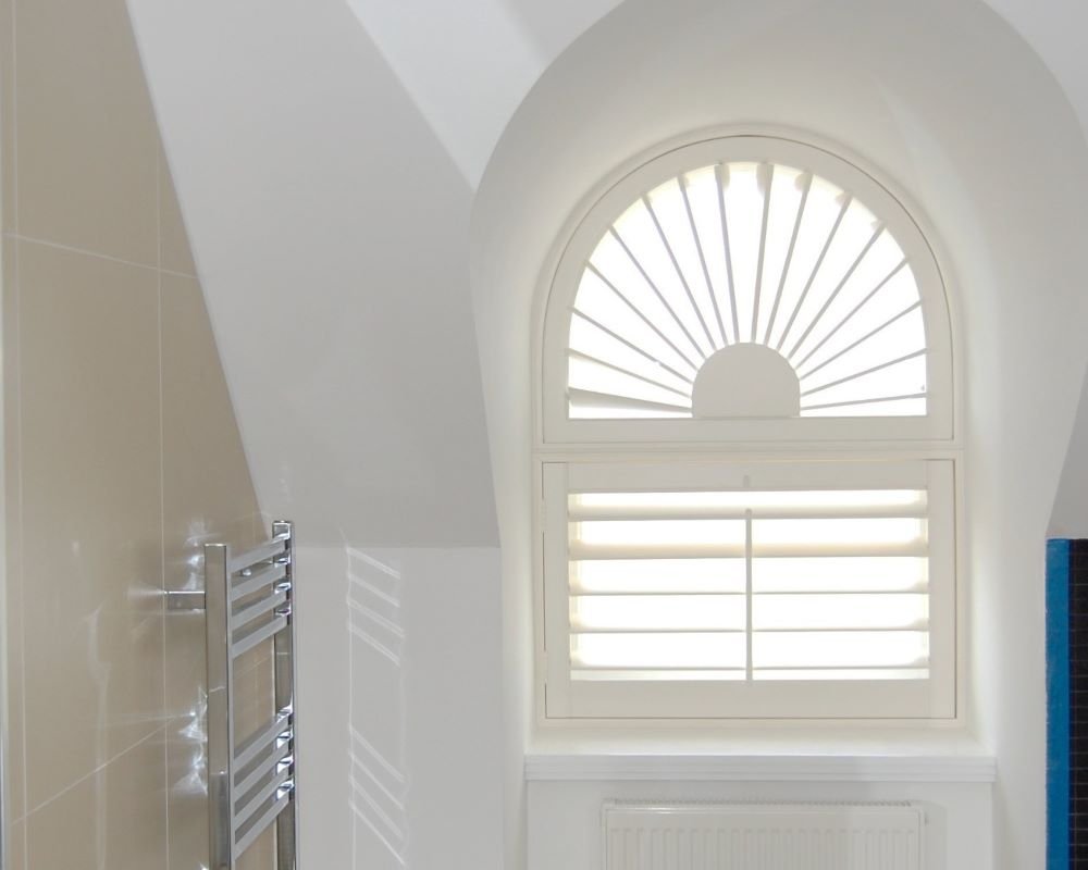 Plantation Shutters for Arched Windows