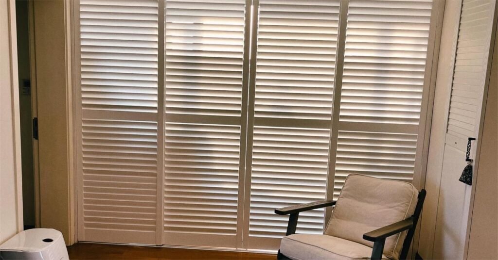 Bypass-Plantation-Shutters-for-Sliding-Glass-Door