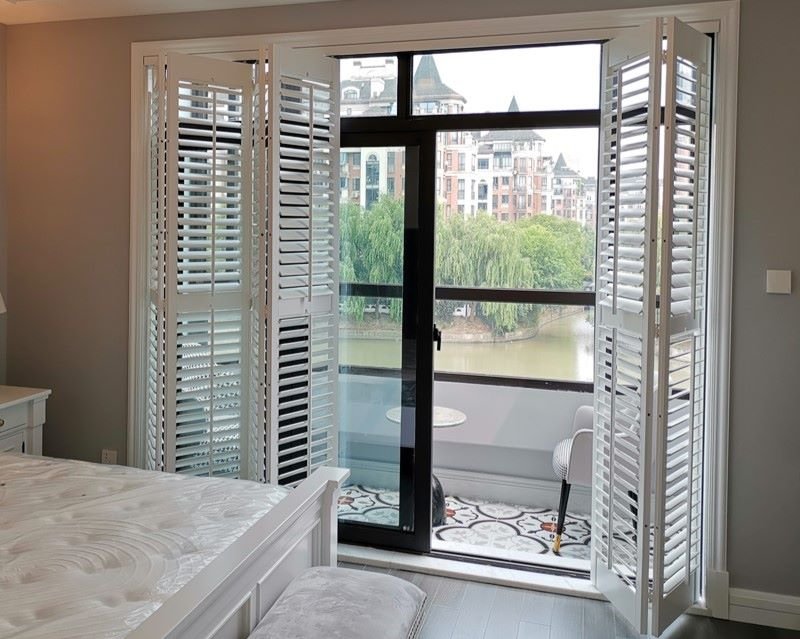 Plantation Shutters for Patio Doors