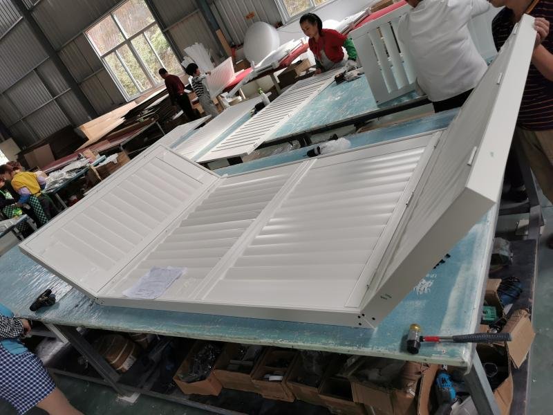 Design and engineering team developing new window covering product profiles for ODM clients
