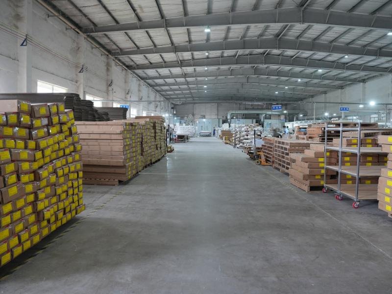 Goodwood factory production floor showing window covering manufacturing at scale