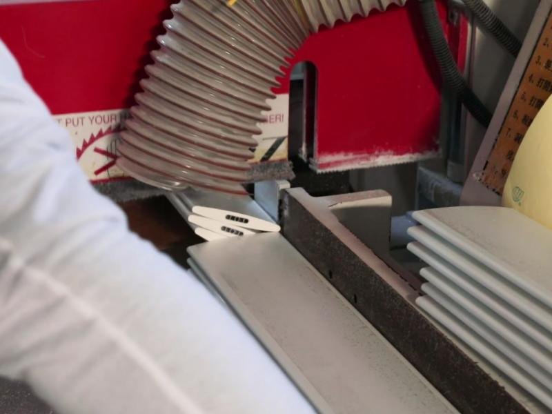 PVC Shutter Production Process -- Cutting