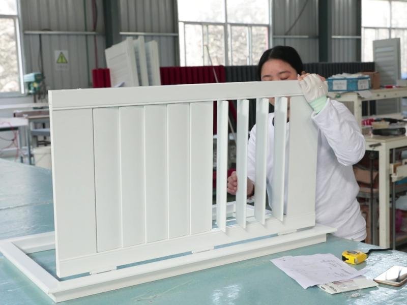 PVC Shutter Production Process -- Quality Control