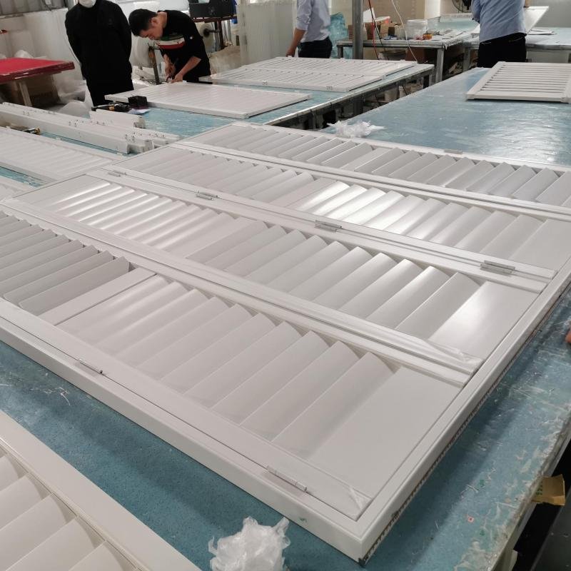 PVC extrusion and assembly line at Goodwood Shutters plantation shutters factory Xiamen