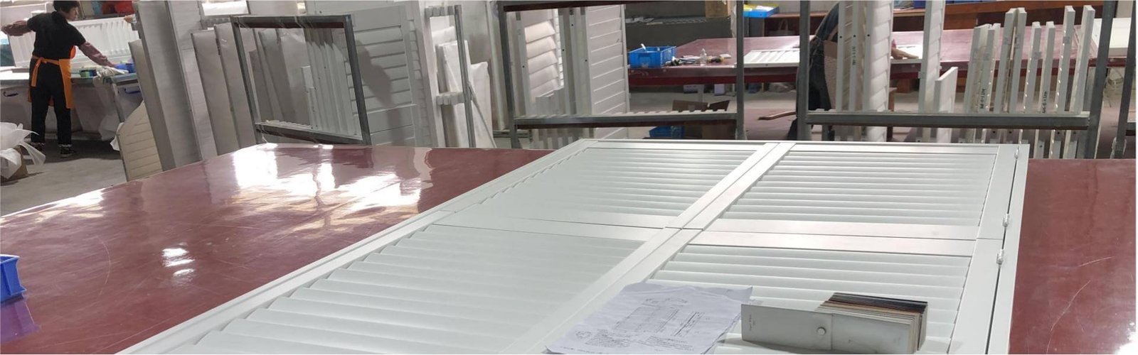 Goodwood Shutters manufacturing -- PVC shutter profiles
