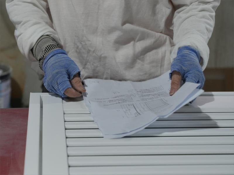 Quality control inspection and testing of finished wood plantation shutters